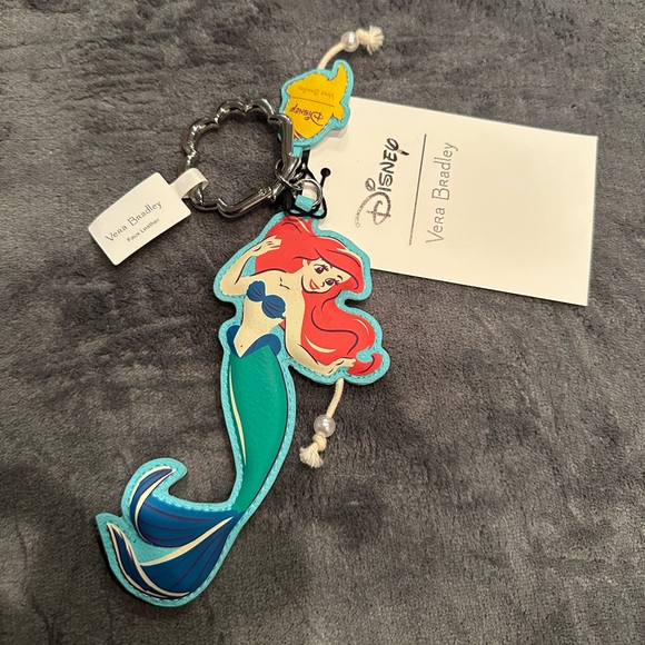 Disney x Vera Bradley Ariel Keychain NWT - Picture 2 of 2